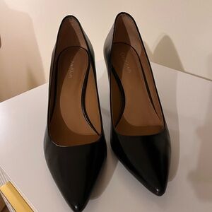 Calvin Klein Black Pointed Toe Heels